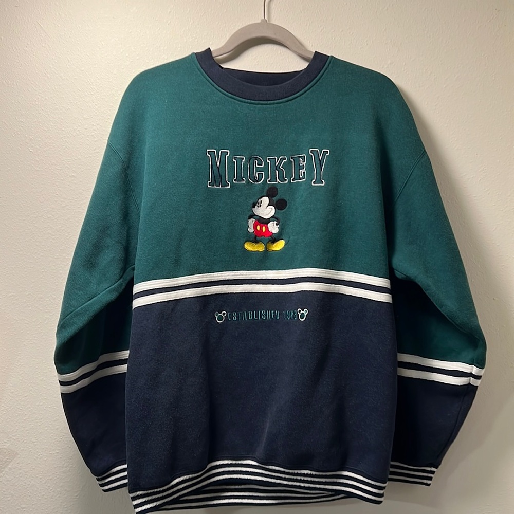 Rare Vintage Mickey Crewneck Sweater L